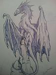 A random dragon doodled a looong time ago, couple years at least.